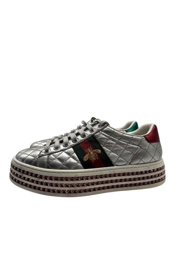 GUCCI - SNEAKERS ACE BEES METALLIC